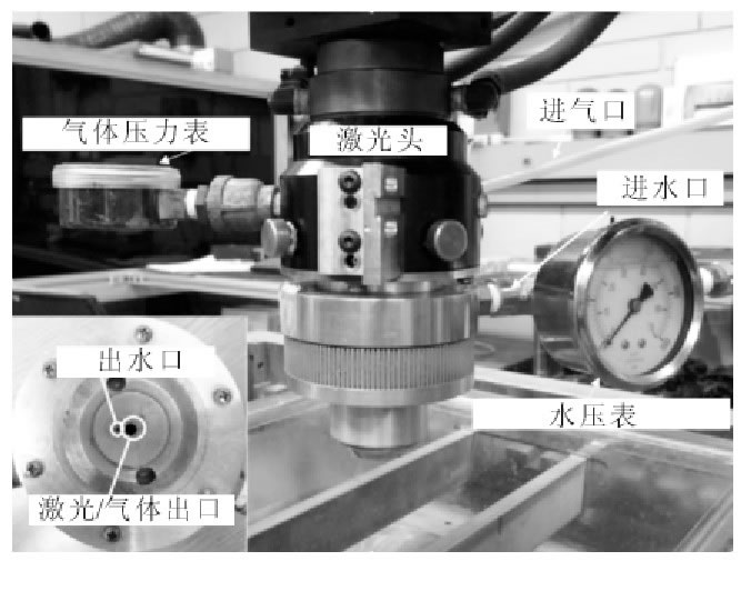 圖2 激光水射流切割頭